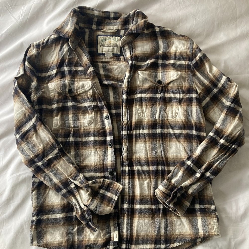 American Eagle Flannel Shirt, Men's Small